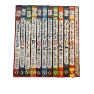 Diary Of A Wimpy Kid Box Set Of 12 Books By Jeff Kinney Soft Cover